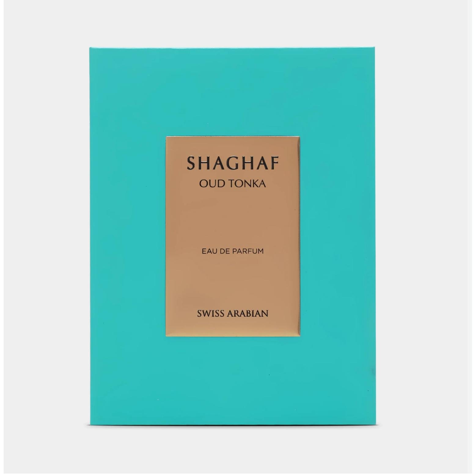 Perfume Shaghaf Oud Tonka de Swiss Arabian, Tonka, 75ml - Imagen 2