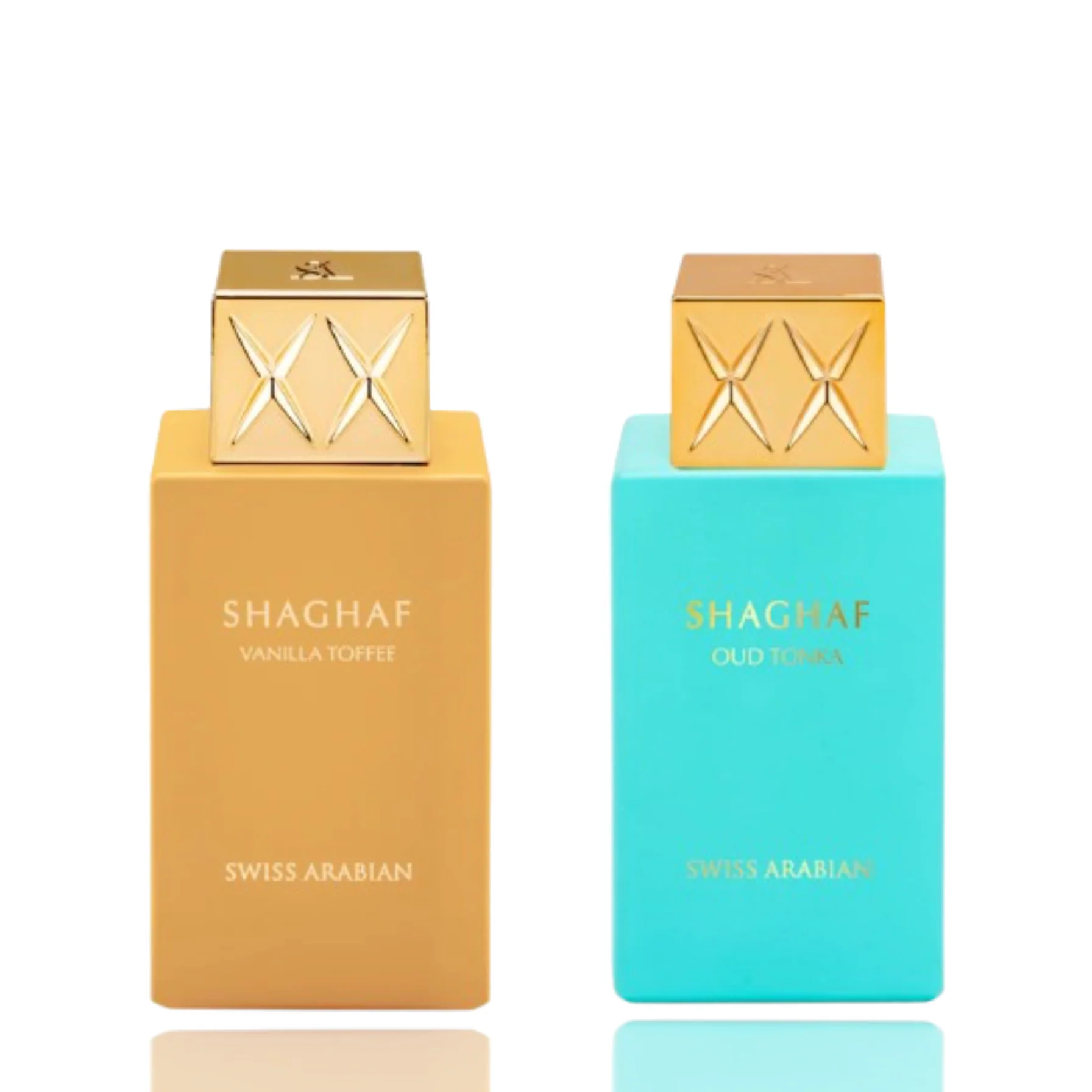 Swiss Arabian Shaghaf Vanilla Toffee Eau De Parfum Unisex 75ml . Shaghaf Oud Tonka Eau De Parfum 75ml
