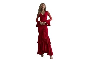 traje flamenca poliester EWEM223