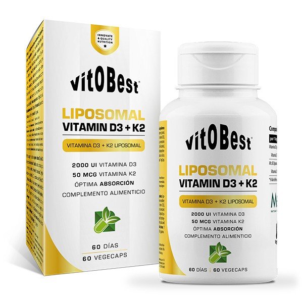 Liposomal Vitamin D3+K2 60vegecaps
